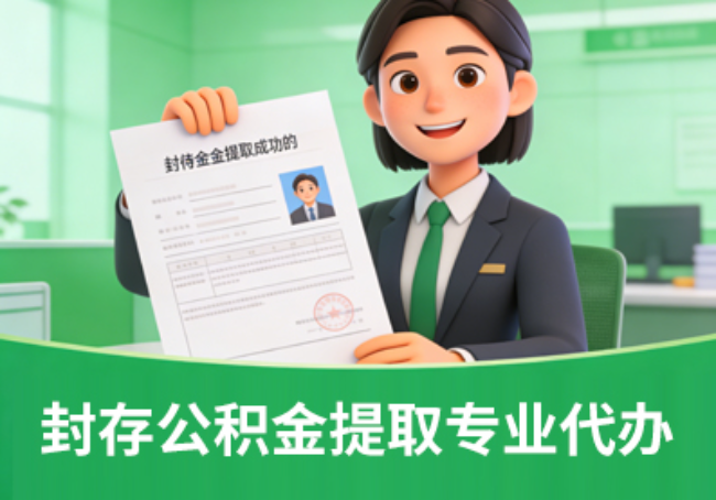 汉中封存公积金代办提取
